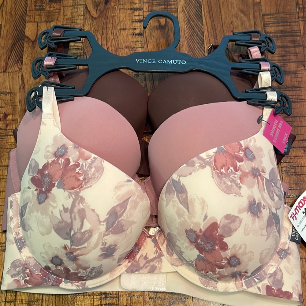 3-pack Vince Camuto Bras